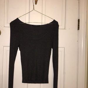BRANDY MELVILLE grey top